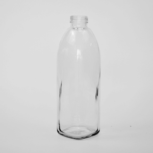 Fruit juice glass bottle