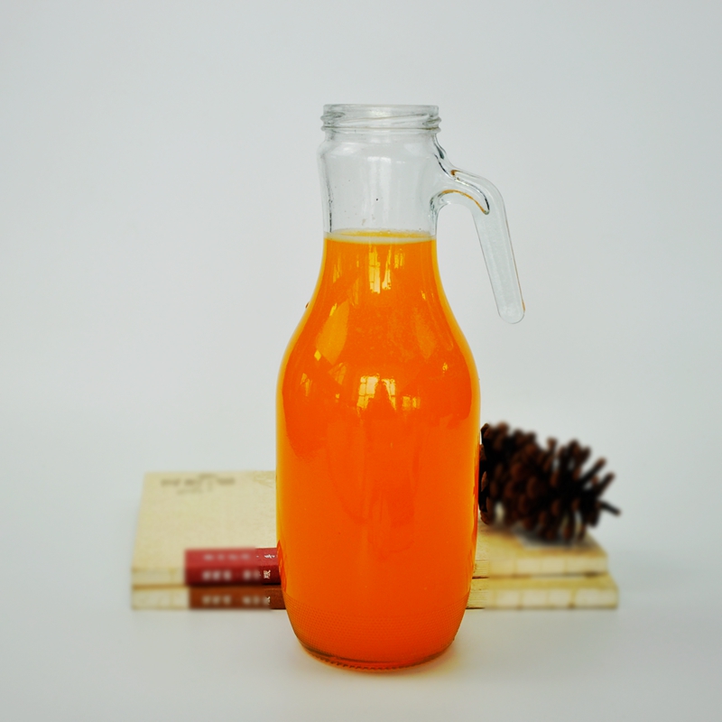 1.5 liter half-handle juice glass bottle