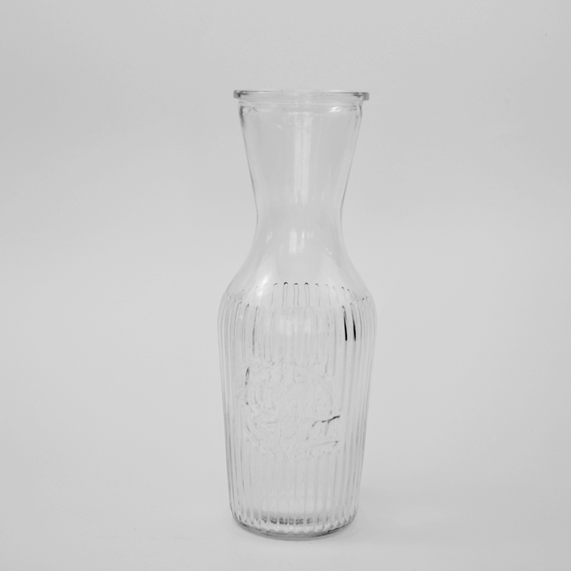 Fruit juice glass bottle