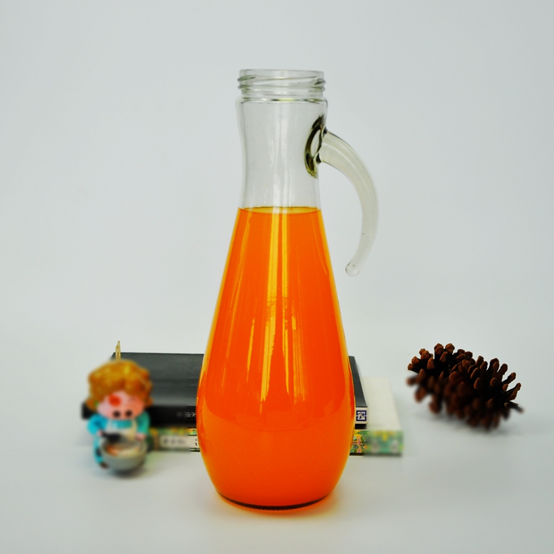 Fruit juice glass bottle